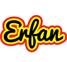 Erfan flaming logo