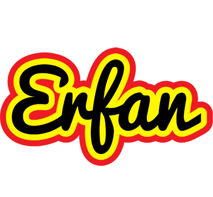 Erfan flaming logo