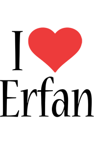 Erfan i-love logo