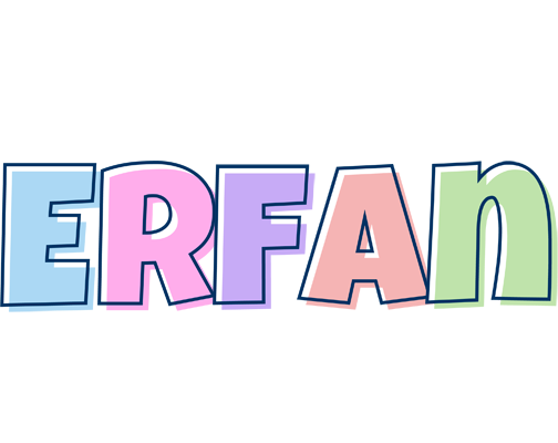 Erfan pastel logo