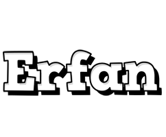 Erfan snowing logo