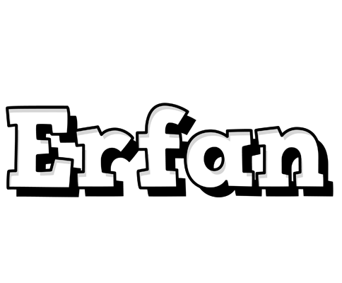 Erfan snowing logo