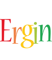 Ergin birthday logo