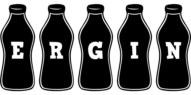 Ergin bottle logo