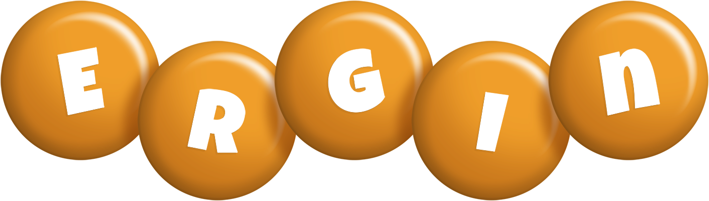 Ergin candy-orange logo