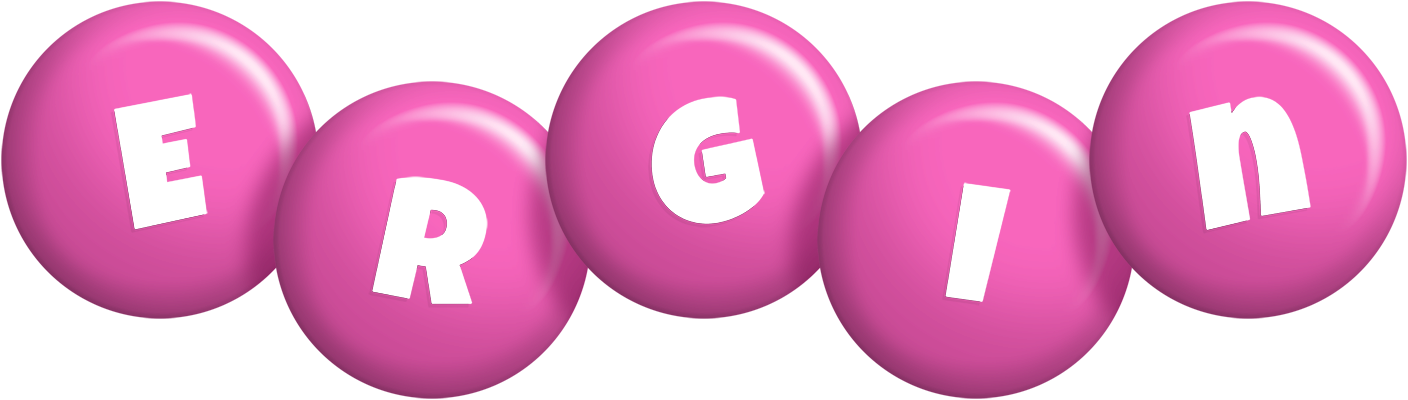 Ergin candy-pink logo