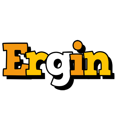 Ergin cartoon logo