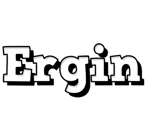 Ergin snowing logo