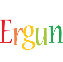 Ergun birthday logo