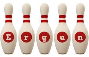 Ergun bowling-pin logo