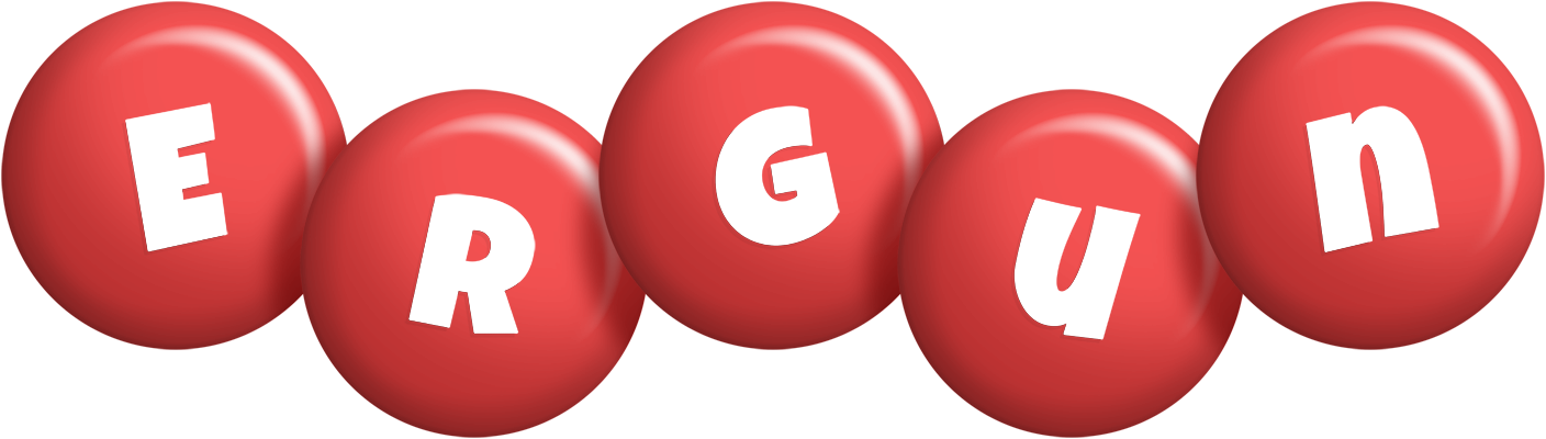 Ergun candy-red logo