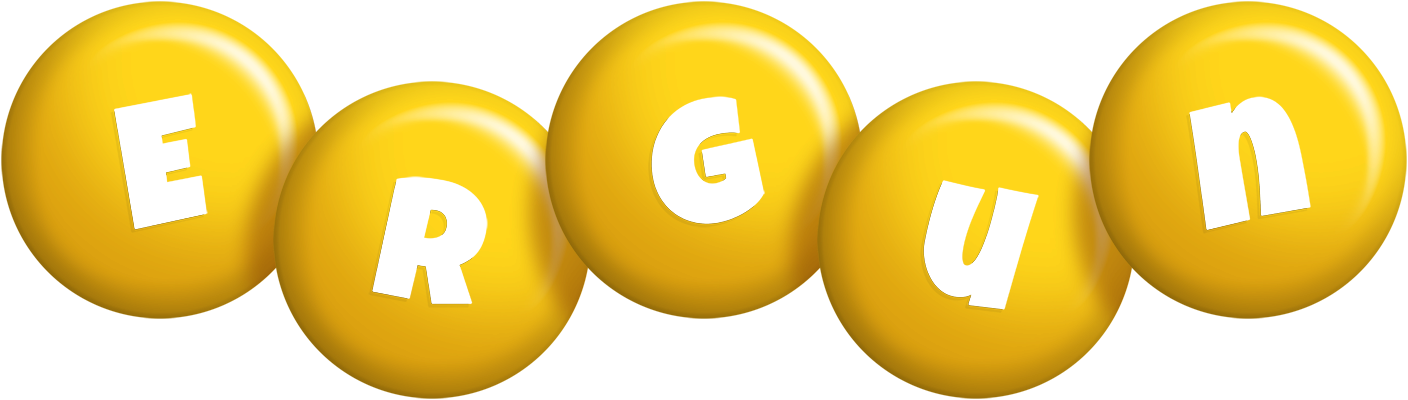 Ergun candy-yellow logo