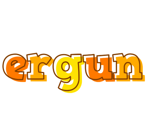 Ergun desert logo