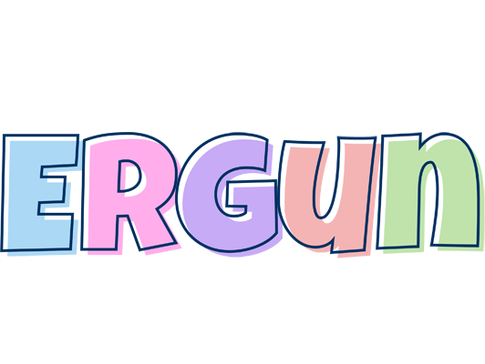 Ergun pastel logo