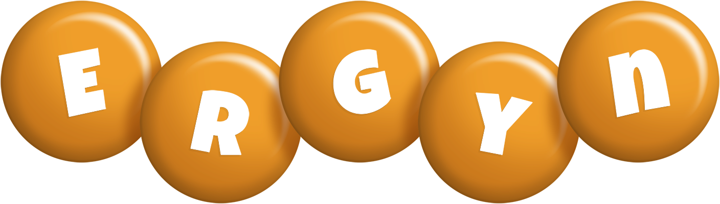 Ergyn candy-orange logo