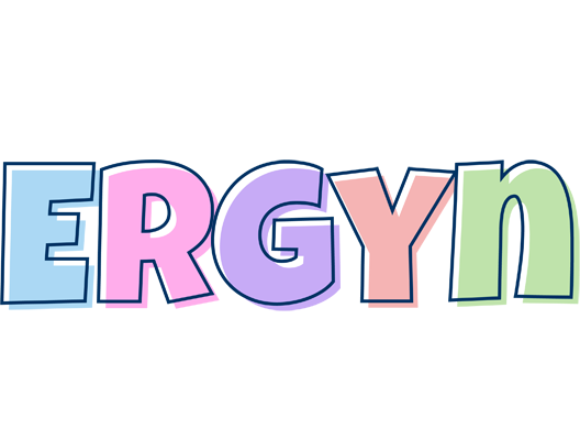 Ergyn pastel logo