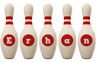 Erhan bowling-pin logo