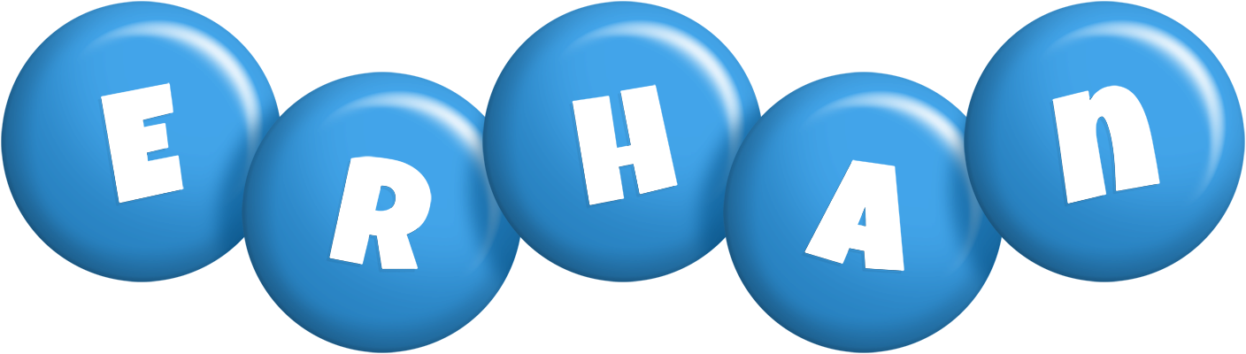 Erhan candy-blue logo
