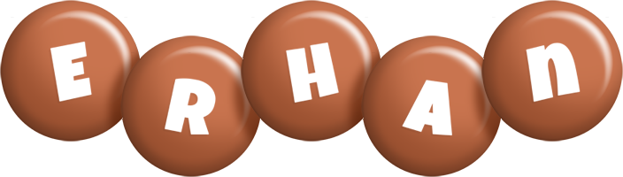 Erhan candy-brown logo