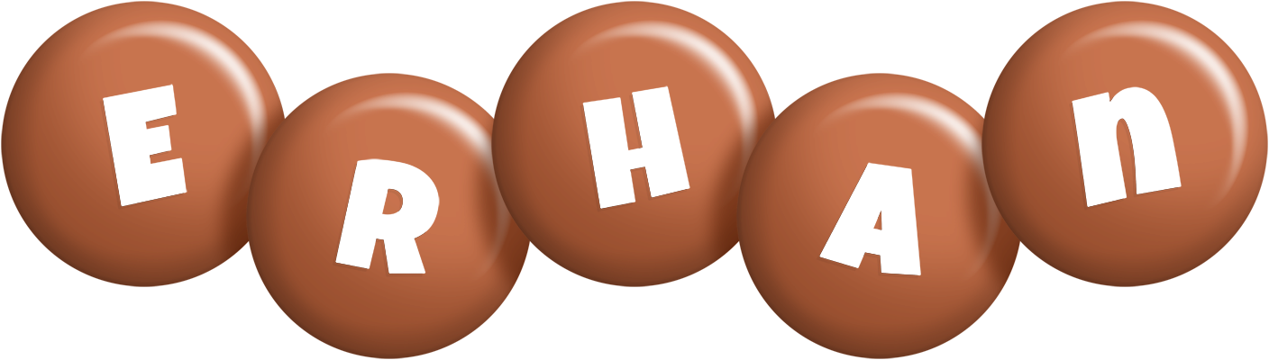 Erhan candy-brown logo