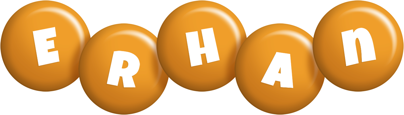 Erhan candy-orange logo