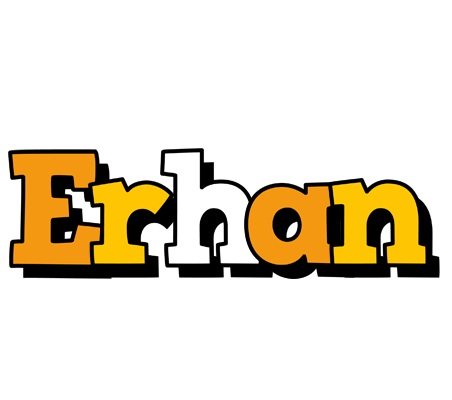 Erhan cartoon logo