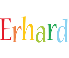 Erhard birthday logo