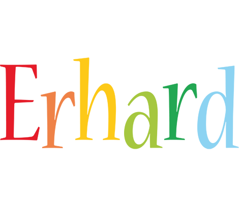 Erhard birthday logo