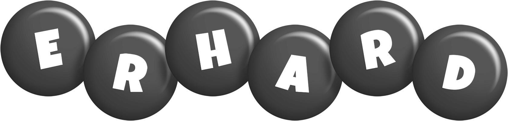 Erhard candy-black logo