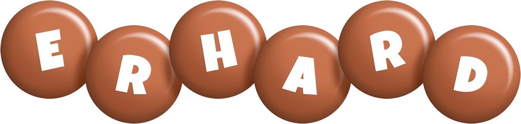 Erhard candy-brown logo