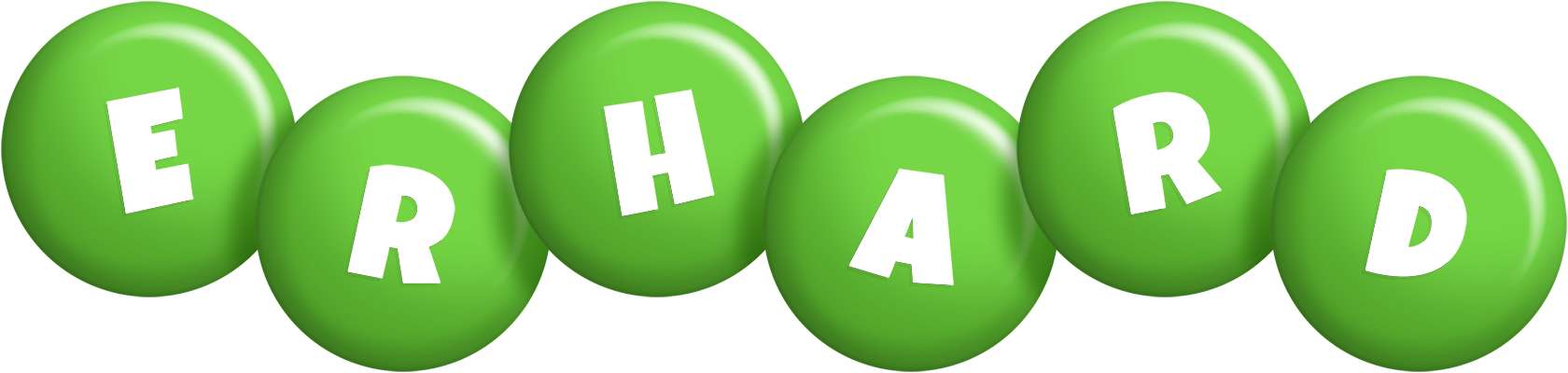 Erhard candy-green logo