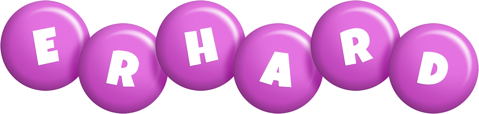 Erhard candy-purple logo