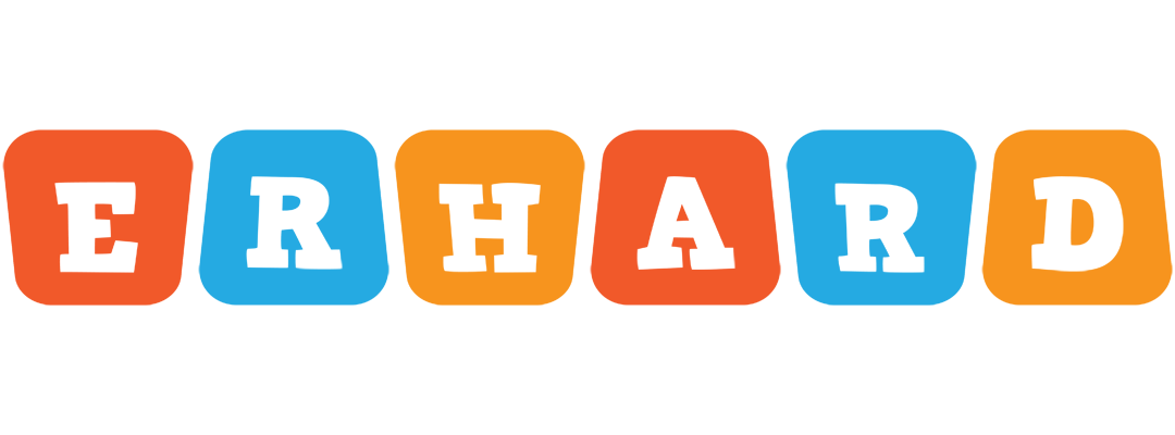 Erhard comics logo