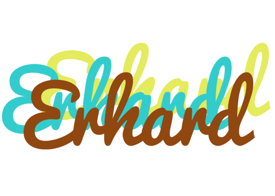 Erhard cupcake logo