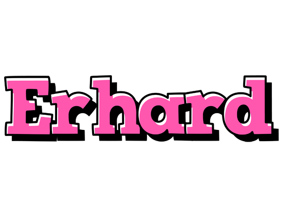 Erhard girlish logo