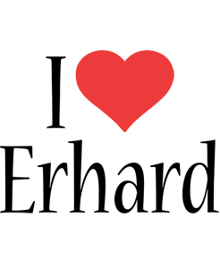 Erhard i-love logo