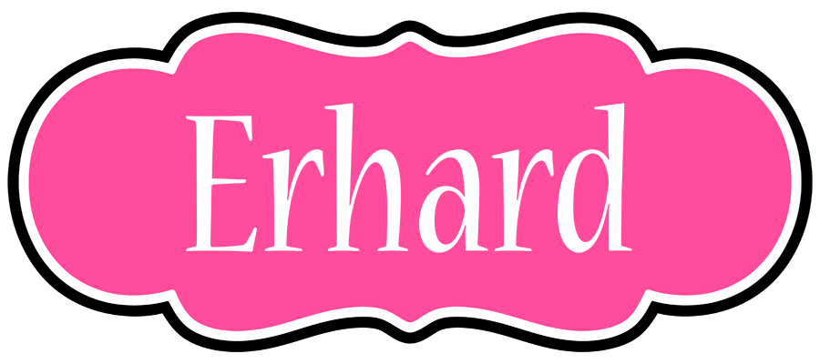 Erhard invitation logo