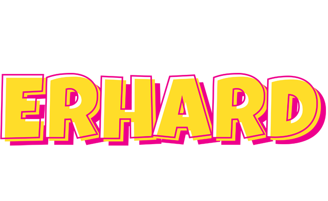 Erhard kaboom logo