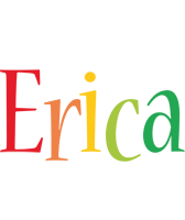 Erica birthday logo