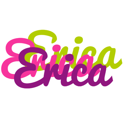 Erica flowers logo