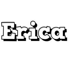 Erica snowing logo