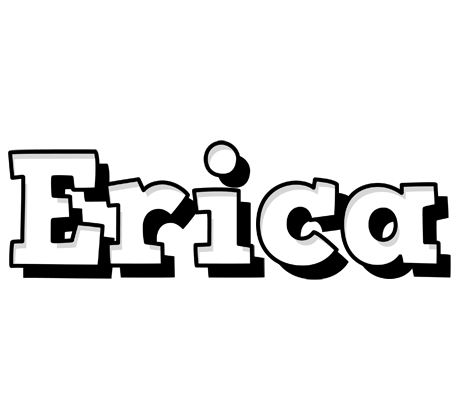 Erica snowing logo