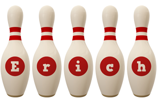 Erich bowling-pin logo