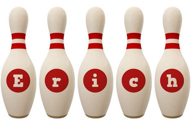 Erich bowling-pin logo