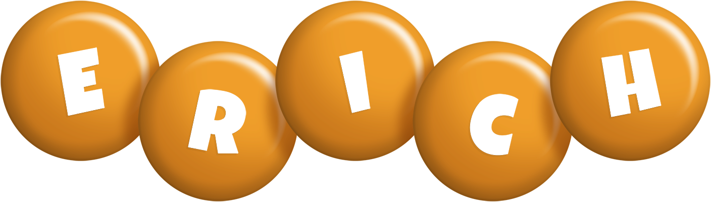 Erich candy-orange logo