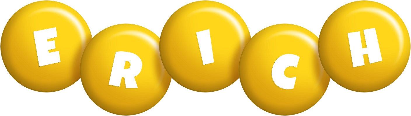 Erich candy-yellow logo