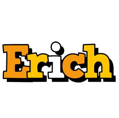 Erich cartoon logo