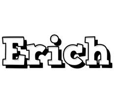 Erich snowing logo