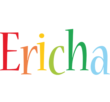Ericha birthday logo