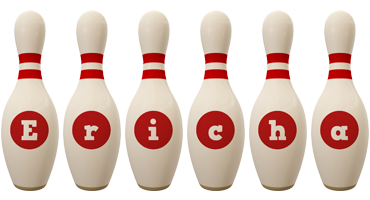 Ericha bowling-pin logo